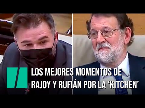 Los mejores momentos de Rufián y Rajoy en la comisión de la &#039;Kitchen&#039;