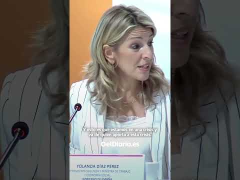 💶 Yolanda Díaz: “No podemos permitir que empresas engorden sus beneficios a costa de los #salarios”