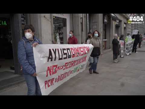 Asociaciones vecinales de Madrid piden reforzar la Atención Primaria con una cadena de pancartas