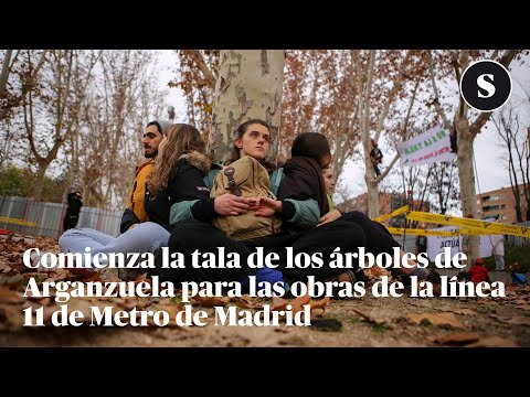 🪓Comienza la tala de los árboles de Arganzuela para las obras de la línea 11 de Metro de Madrid