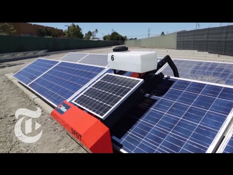 Solar Robots Designed to Make Photovoltaics as Cheap as Fossil Fuels | The New York Times